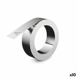 Lamineret tape til mrkningsmaskiner Dymo 31000 Rhino 12 mm Aluminium (10 enheder) #1