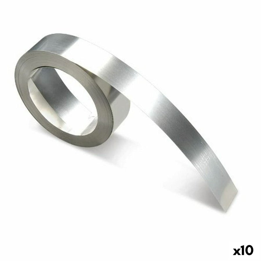 Lamineret tape til mrkningsmaskiner Dymo 32500 Rustfrit stl Rhino 12 mm (10 enheder) #1