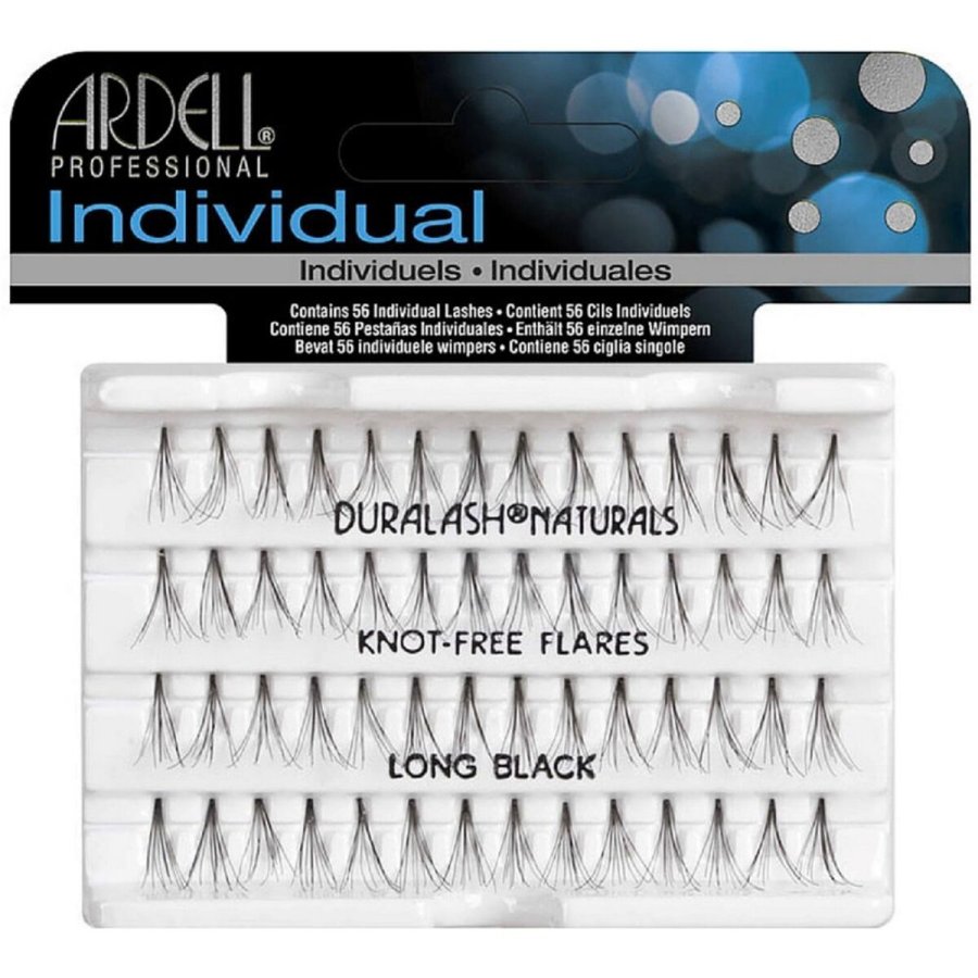 St med falske jenvipper Ardell Duralash Long Black Individuelle jenvipper 56 enheder #1