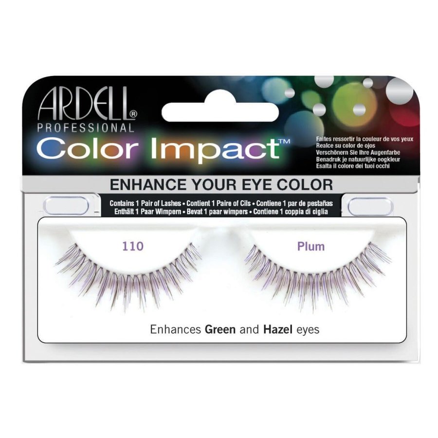 St med falske jenvipper Ardell Color Impact N 110 Plum #1