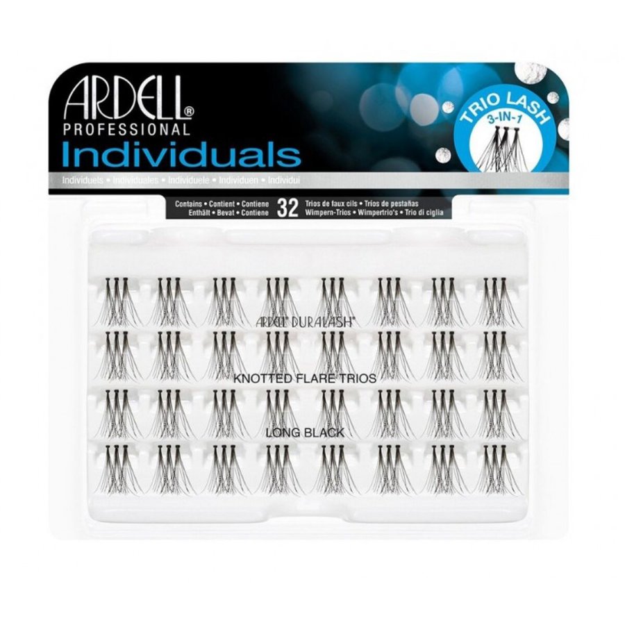 St med falske jenvipper Ardell Duralash Long Black Individuelle jenvipper 32 enheder #1