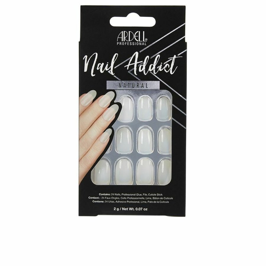 Falske negle Ardell Nail Addict Natur Oval (24 pcs) #1