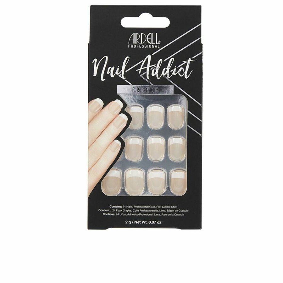 Falske negle Ardell Nail Addict Classic French (24 pcs) #1