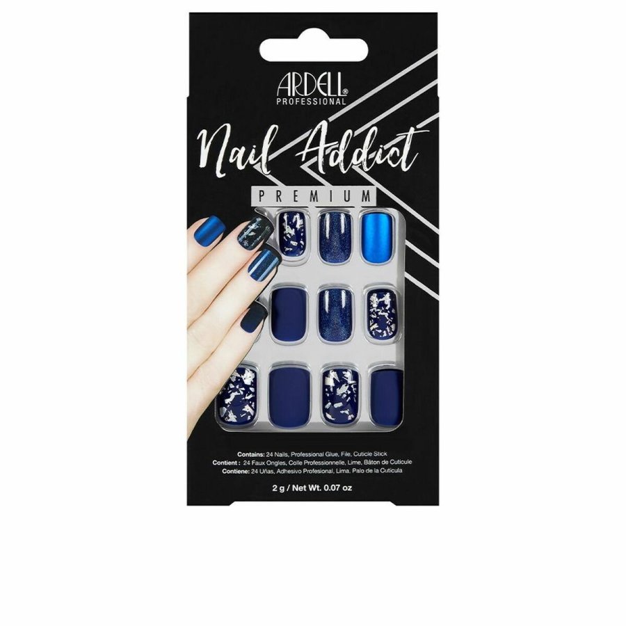 Falske negle Ardell Nail Addict Matte Blue (24 pcs) #1