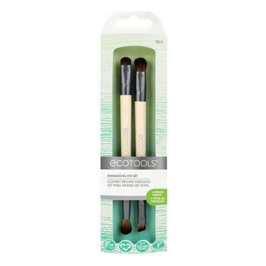 St med Makeup Brster Eye Enhancing Ecotools 1217 (2 pcs) 2 Dele #1
