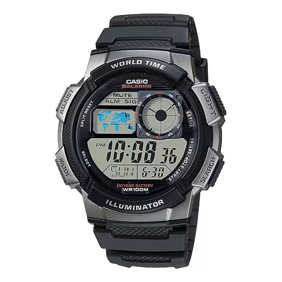Herreur Casio WORLD TIME ILLUMINATOR Sort ( 43 mm) #1