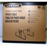 B�rnebord Lifetime Fl�defarvet Foldbar Picnic 82,5 x 53,5 x 90 cm St�l Plastik #5