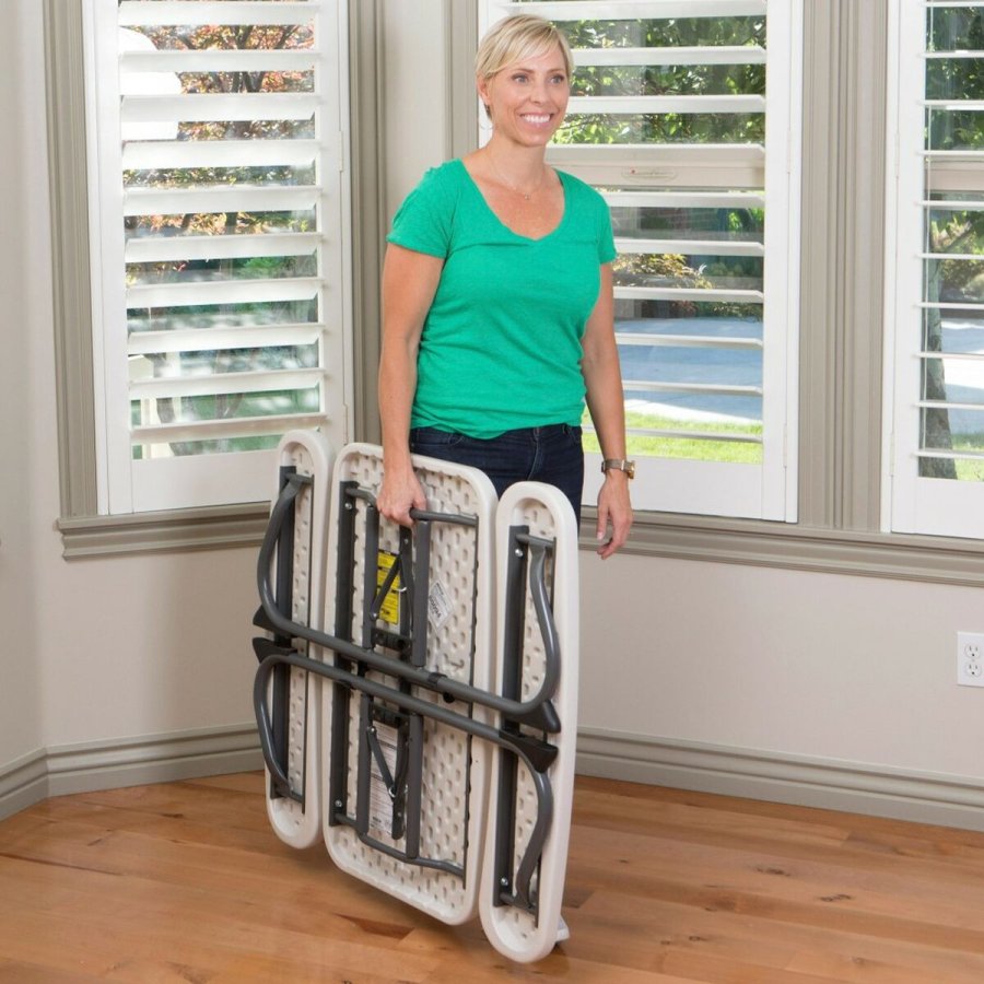 B�rnebord Lifetime Fl�defarvet Foldbar Picnic 82,5 x 53,5 x 90 cm St�l Plastik #3