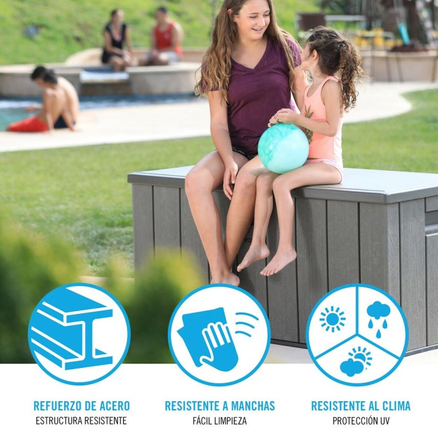 Udend�rs Bryst Lifetime Brun 570 L 150 x 69 x 72 cm St�l Plastik #4