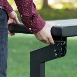 B�nk med rygl�n Lifetime Bord Gr� Convertible #6