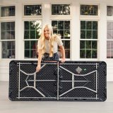 Sammenklappeligt bord Lifetime Sort 183 x 73 x 76 cm #6