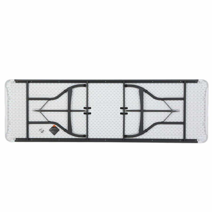 Sammenklappeligt bord Lifetime Hvid 244 x 74 x 76 cm #2
