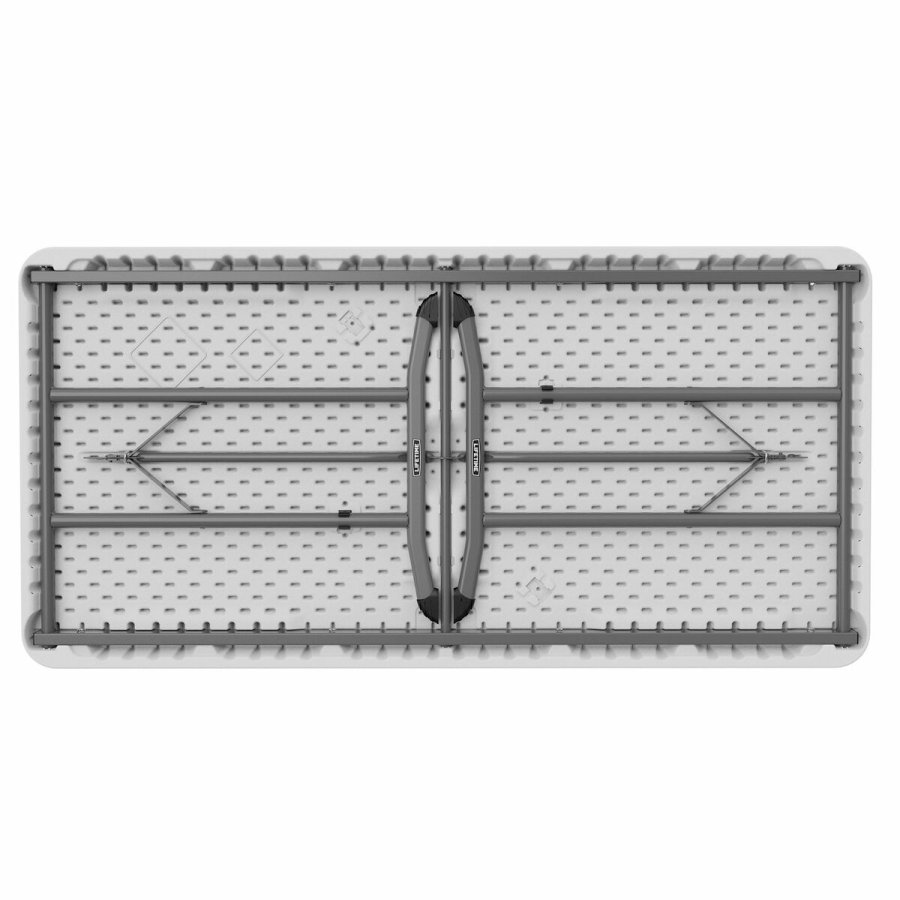 Sammenklappeligt bord Lifetime Hvid 152 x 74 x 76 cm #2