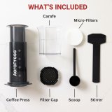 Brbar Kaffemaskine Aeropress XL Sort Gennemsigtig Naturgummi polypropylen #7