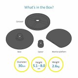 Skridsikker M�tte Kensington K52787WW Sort #1