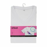 T-shirt, der kan tilpasses til sk�replotter Cricut Women's Hvid (S) #1