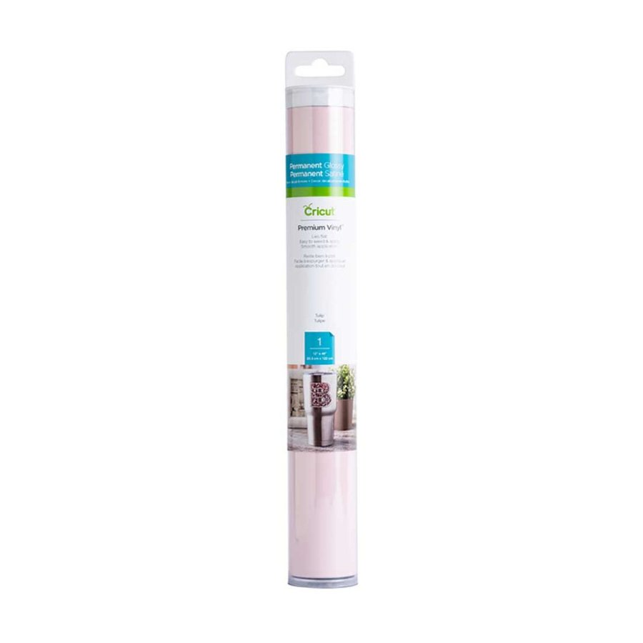Permanent vinyl til skreplotter Cricut Premium Pink #1