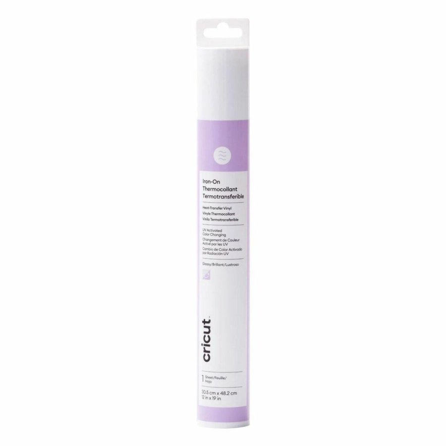 Permanent vinyl til skreplotter Cricut IRON ON Hvid Violet #1