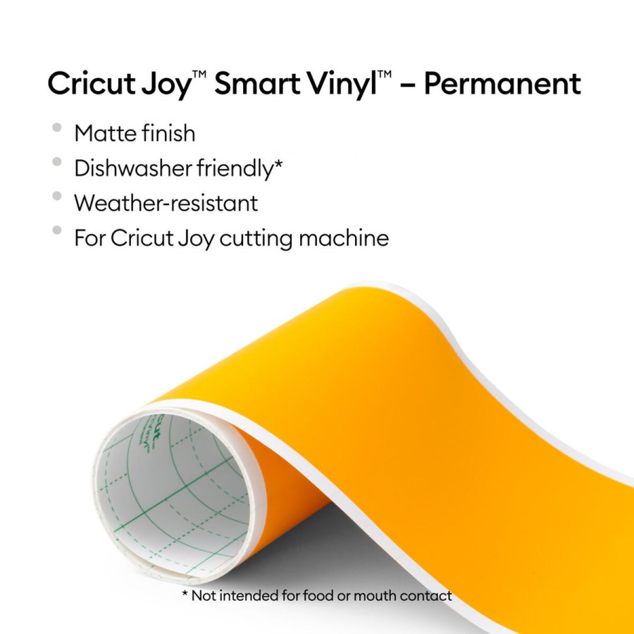 Permanent vinyl til skreplotter Cricut 2009837 Gul #6