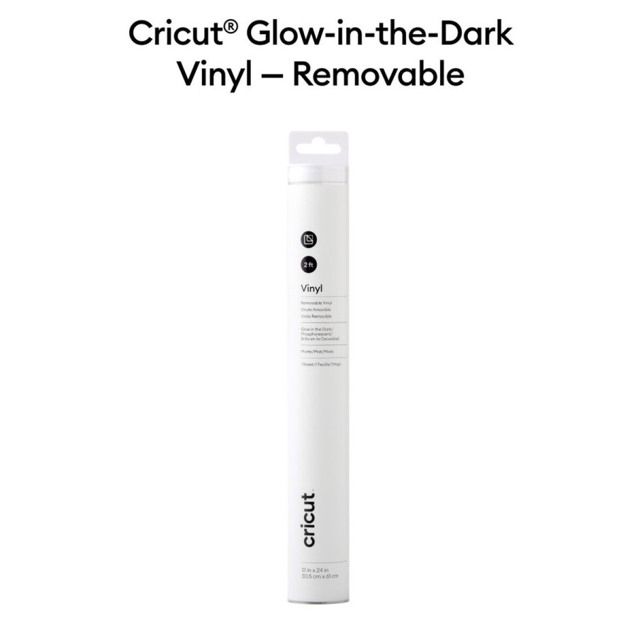 Permanent vinyl til skreplotter Cricut GLOW Hvid #1