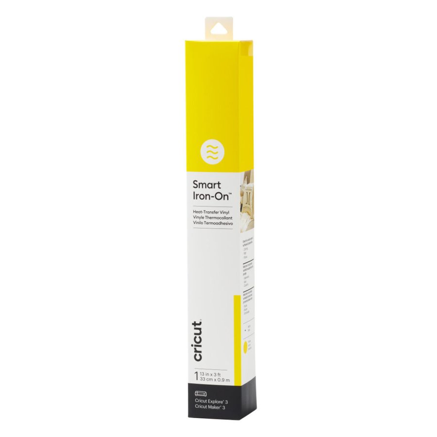 Permanent vinyl til skreplotter Cricut Smart Iron-On Gul #1