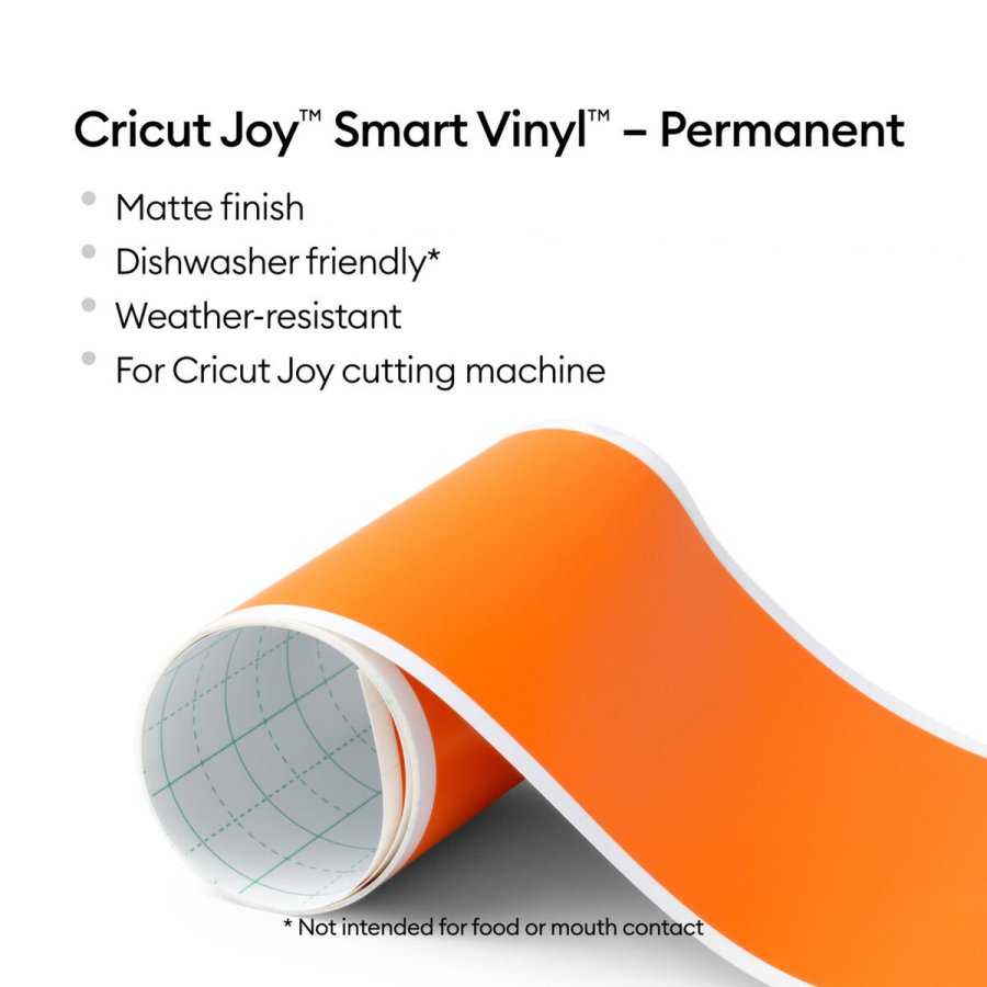 Permanent vinyl til skreplotter Cricut 2009836 Orange #6