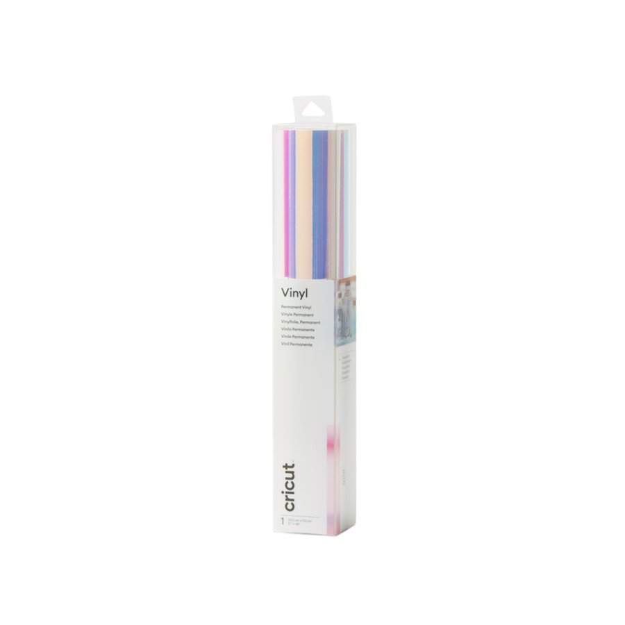 Permanent vinyl til skreplotter Cricut Holog Pink #1