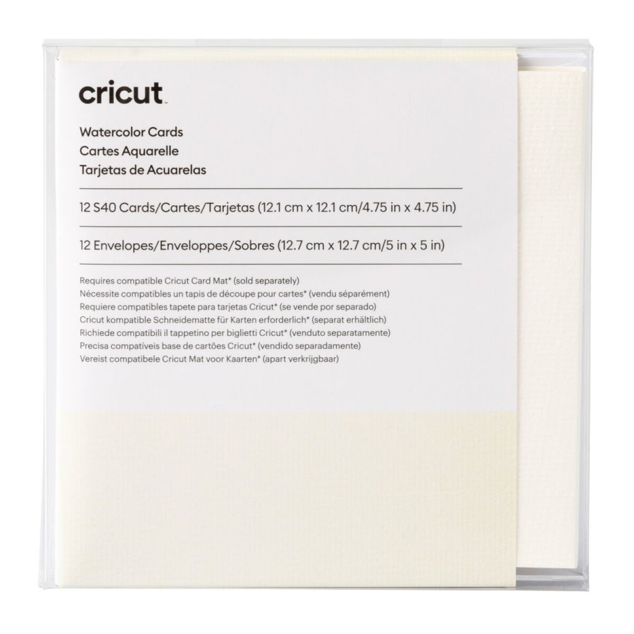 Akvarelkort til Sk�replotter Cricut S40 #1