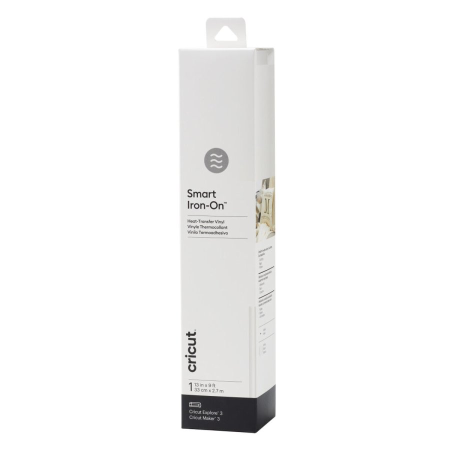 Permanent vinyl til skreplotter Cricut Smart Iron-On Hvid #1