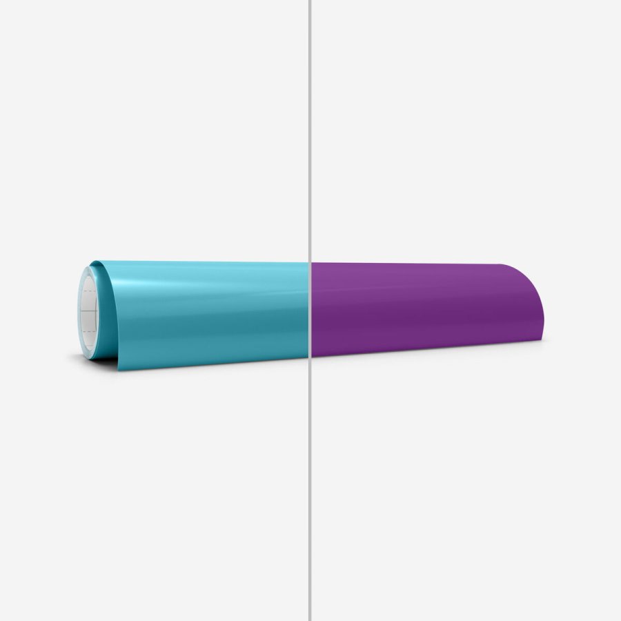 Permanent vinyl til skreplotter Cricut COLOR CHANGE Turkisbl Lilla #6