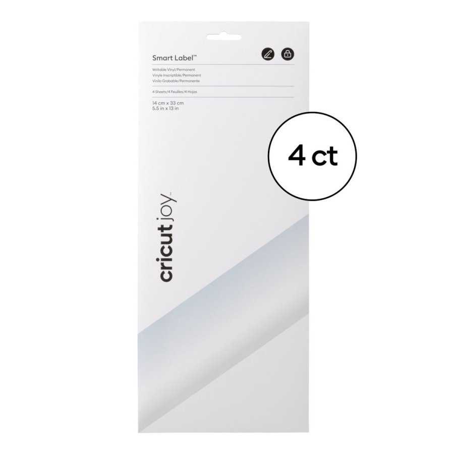 Selvklbende etiketter Cricut 2009444 Gennemsigtig (4 enheder) #1