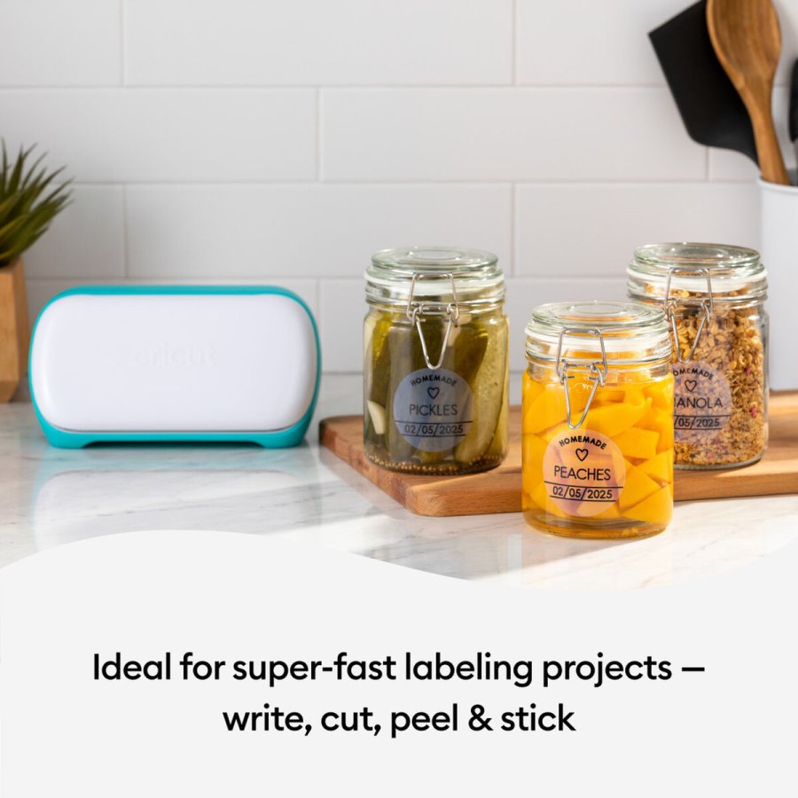 Selvklbende etiketter Cricut 2009444 Gennemsigtig (4 enheder) #4