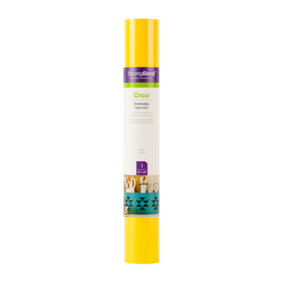 Permanent vinyl til skreplotter Cricut Everyday Iron-on Gul #1