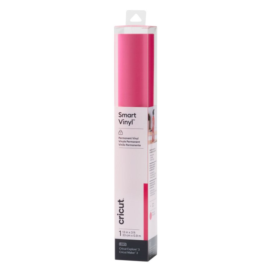 Permanent vinyl til skreplotter Cricut Smrtvnl Pink #1