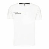 Kort�rmet Sport T-shirt Wilson Team II Teach Hvid #1