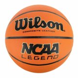 Basketball Wilson NCAA Legend Hvid Orange L�der Syntetisk L�der 7 #1