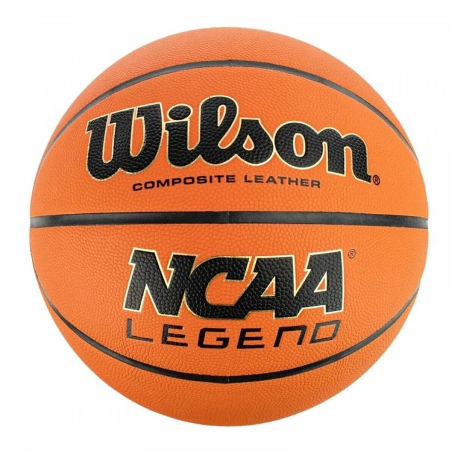 Basketball Wilson NCAA Legend Hvid Orange L�der Syntetisk L�der 7 #1