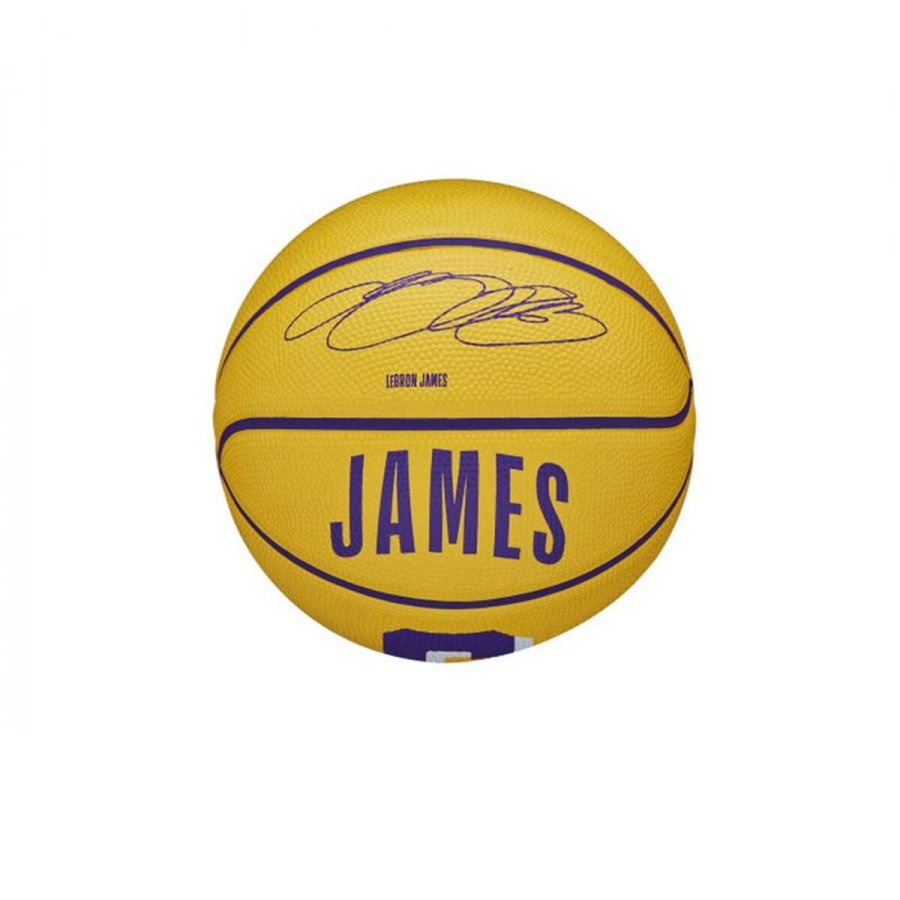 Basketball Wilson Nba Player Icon Mini Lebron Lilla (St�rrelse 3) #4