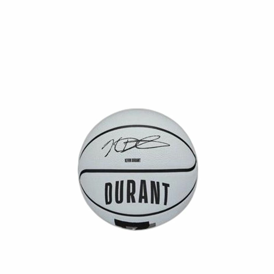 Basketball Wilson Player Icon Mini Durant Hvid (St�rrelse 3) #2