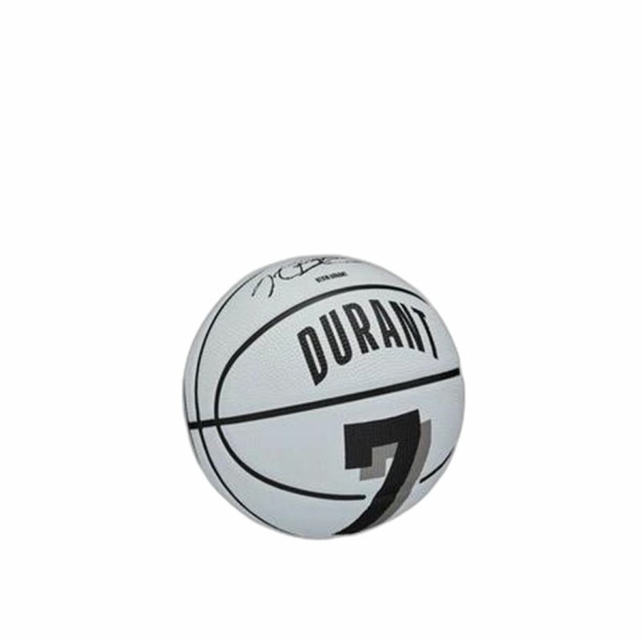 Basketball Wilson Player Icon Mini Durant Hvid (St�rrelse 3) #3