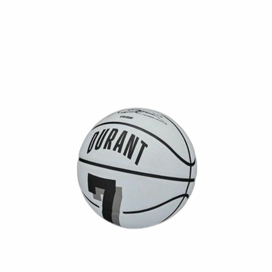 Basketball Wilson Player Icon Mini Durant Hvid (St�rrelse 3) #4