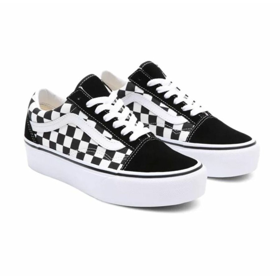 Kvinde Casual Sneakers Vans OLD SKOOL PLAFORM VN0A3B3UHRK1 Sort #3