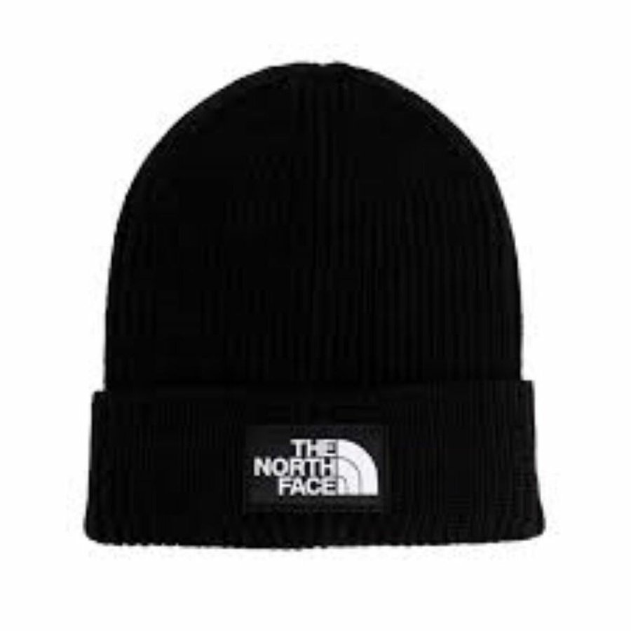 Hat The North Face Tnf Logo Box Cuffed Beanie NF0A3FJXJK31 Sort #1