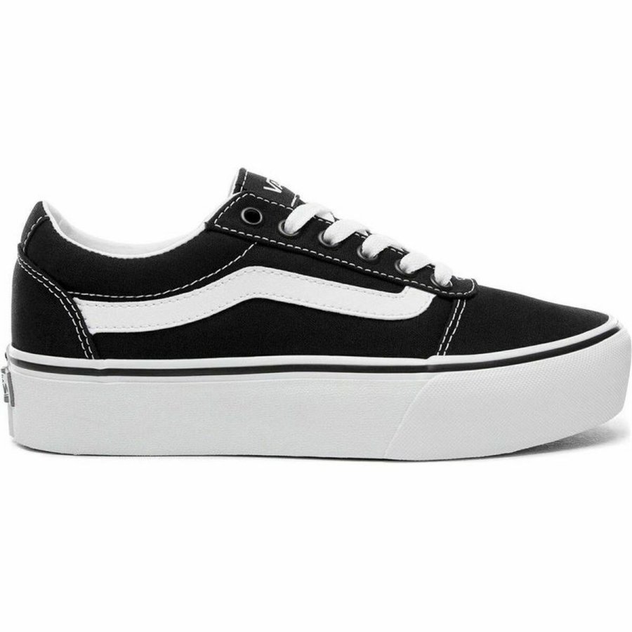 Kvinde Casual Sneakers Vans Ward Platform Sort #2