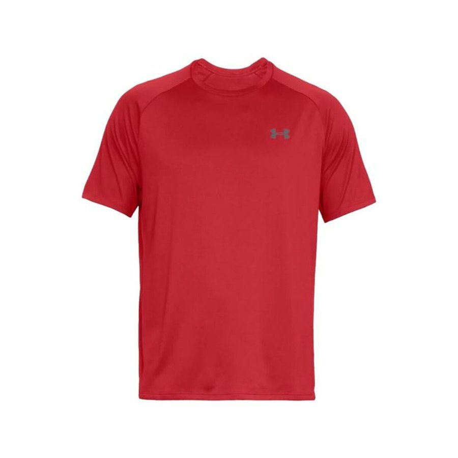Kort�rmet T-shirt til M�nd Under Armour UA Tech 2.0 SS R�d #1