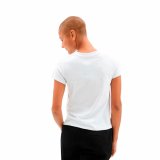 Kortrmet T-shirt til Kvinder Vans Flying Hvid #2