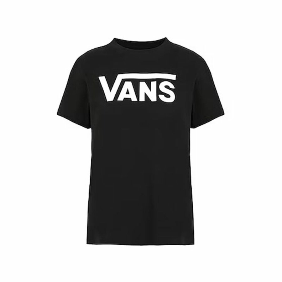 Kortrmet T-shirt til Kvinder Vans Flying Sort #1