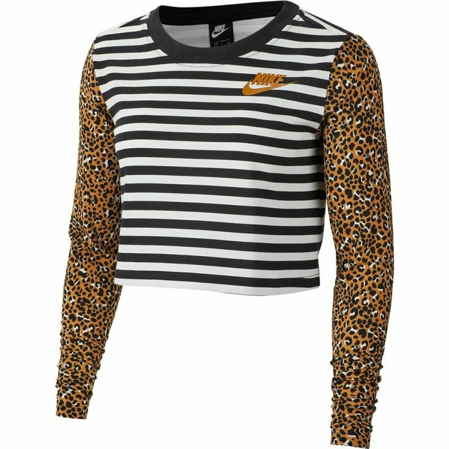 Langrmet T-shirt til Kvinder Nike Animal Print #1