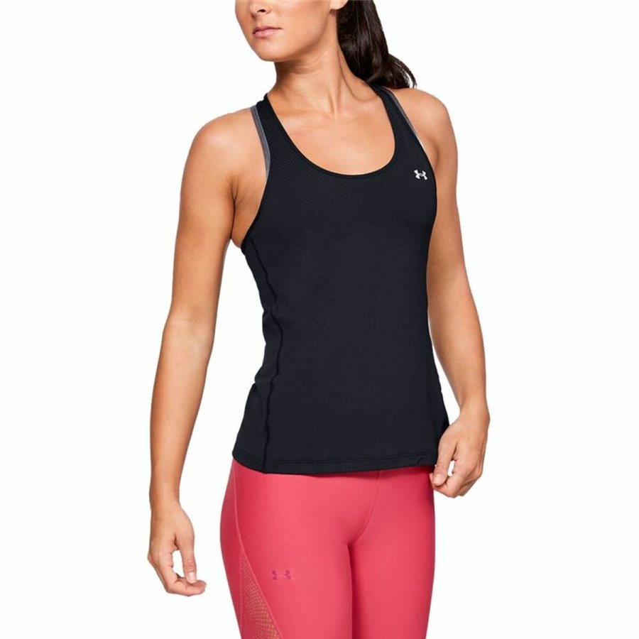Tank top kvinder Under Armour Racer Tank Sort #3