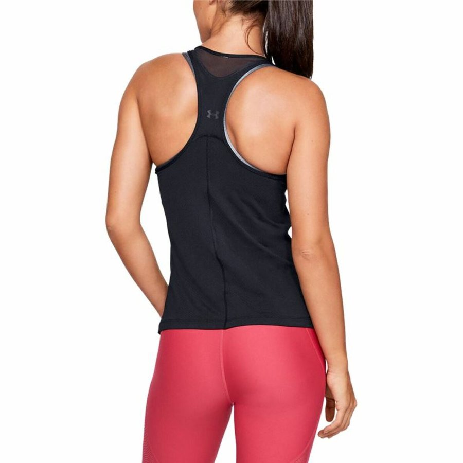 Tank top kvinder Under Armour Racer Tank Sort #4